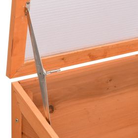 vidaXL Greenhouse Wood 180x57x62 cm