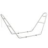 Outsunny Hammock Stand 10.3ft Portable, Adjustable Steel Frame, Weather Resistant, White, 550 lbs with Carry Bag