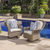 LIAM SWIVEL CLUB CHAIR (Set of 2) - as Pic