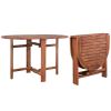 Patio Table 47.2"x27.6"x29.1" Solid Acacia Wood