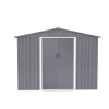 Outdoor Storage Shed 8 x 6 FT Large Metal Tool Sheds, Heavy Duty Storage House with Sliding Doors with Air Vent for Backyard Patio Lawn to Store Bikes