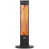 VEVOR Infrared Heater, 1500W Remote Control Electric Space Heater, Patio Heater w/ 3 Speeds & Timer & Tip-Over Protection, Outdoor/Outdoor for Bedroom