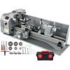 VEVOR Metal Lathe 8.7 x 29.5 Inch/220 x 750MM Mini Metal Lathe 1100W Infinitely Variable Speed Mini Lathe Machine LED Screen for Counter Face Turning