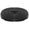 4 Pieces Round Cantilever Umbrella Base with Carry Handles for Garden