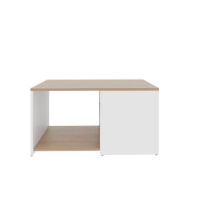 Silver Peak Coffee table, Living Room, Light Oak/White