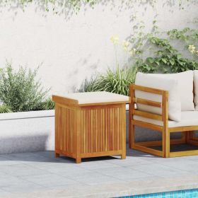 Outdoor Cushion Box 23.6"x19.7"x24" Solid Wood Acacia