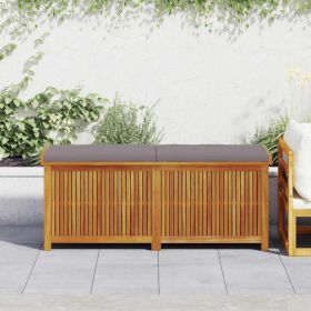 Outdoor Cushion Box 59.1"x19.7"x23.8" Solid Wood Acacia