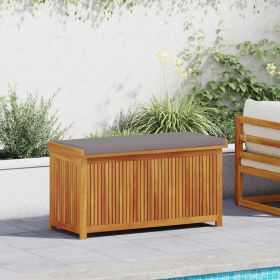 Outdoor Cushion Box 44.5"x19.7"x23.8" Solid Wood Acacia