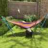 Outsunny Mobile Hammock Base, Durable Metal Build, Climate Hardy, Supports up to 550 lbs, Sky Blue|