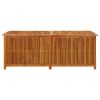 Patio Storage Box 78.7"x31.5"x29.5" Solid Acacia Wood