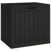 Garden Storage Box Black Polypropylene Medium Garden Storage Box