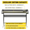 5 In1 Heat Press 15"x15" Vinyl Cutter Plotter 53" Usb Port Sticker Print Diy