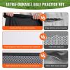 VEVOR Golf Net, 10x7ft Golf Practice Net, Indoor Outdoor Home Golf Swing Training, Golf Hitting Aid Net with Target and Carry Bag