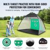 VEVOR Golf Net, 10x7ft All in 1 Practice Net, Indoor Outdoor Home Golf Swing Training