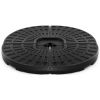 4 Pieces Round Cantilever Umbrella Base with Carry Handles for Garden