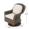 LIAM SWIVEL CLUB CHAIR (Set of 2) - as Pic
