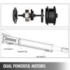 VEVOR Dual Swing Gate Opener Heavy Duty Automatic Gate Opener Up to 880lbs & 18ft Long Gate AC Powered 80W Automatic Gate Openers with Remote Complete