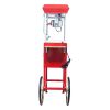 Kaitu Popcorn Machine with Cart â€“ 6oz Popper with Stainless-steel Kettle, Heated Warming Deck, and Old Maids Drawer,Red