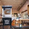 Kaitu Popcorn Machine with Cart â€“ 6oz Popper with Stainless-steel Kettle, Heated Warming Deck, and Old Maids Drawer,Black