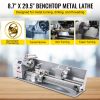 VEVOR Metal Lathe 8.7 x 29.5 Inch/220 x 750MM Mini Metal Lathe 1100W Infinitely Variable Speed Mini Lathe Machine LED Screen for Counter Face Turning