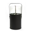 Black Ethanol Fire Pit, Tabletop Fire Pit, Mini Fire Pit, Portable Fireplace for Indoor & Garden for Dinner Parties, Home Decoration