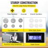 VEVOR Metal Lathe 8.7 x 29.5 Inch/220 x 750MM Mini Metal Lathe 1100W Infinitely Variable Speed Mini Lathe Machine LED Screen for Counter Face Turning