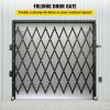 VEVOR Single Folding Security Gate, 7.1'H x 7.9' W (85 x 95 inch)Folding Door Gate, Steel Accordion Security Gate, Flexible Expanding Security Gate