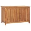 Patio Storage Box 35.4"x19.7"x22.8" Solid Wood Teak