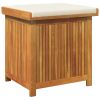 Outdoor Cushion Box 23.6"x19.7"x24" Solid Wood Acacia