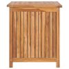 Patio Storage Box 23.6"x19.7"x22.8" Solid Teak Wood