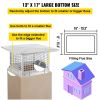 VEVOR Chimney Cap, 13" x 17" Flue Caps, 304 Stainless Steel Fireplace Chimney Cover, Adjustable Metal Spark Arrestor with Bolts Screws