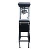 Kaitu Popcorn Machine with Cart â€“ 6oz Popper with Stainless-steel Kettle, Heated Warming Deck, and Old Maids Drawer,Black