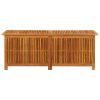 Patio Storage Box 59.1"x19.7"x22.8" Solid Acacia Wood