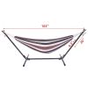 Free shipping  Hammock & Steel Frame Stand Swing Chair Home/Outdoor Backyard Garden Camp Sleep YJ - picture