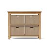 Towel Console Table (4-Wicker Baskets WIC-4720 optional)