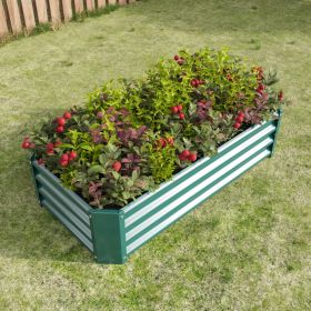 Metal Raised Garden Bed 4x2x1ft For Flowers, Vegetables, Herbs  Veezy