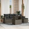 Garden Sofa Set Grey