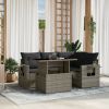 Garden Sofa Set Grey, Dark Grey