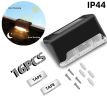 16/32PCS solar outdoor light, spring camping outdoor light, outdoor LED step light, solar charging, suitable for balconies, terraces, stairs, fences
