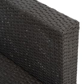 Patio Furniture, Outdoor Furniture, Seasonal PE Wicker Furniture,7 PCS Set Wicker Furniture with Lounger Sofa (Color: as Pic)