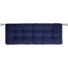 Bench Seat Cushion For Indoor Outdoor Furniture Non Slip Long Chair Cushion with Ties Strap Waterproof Swing Cushion 51.18x19.68IN For Garden Patio Ba