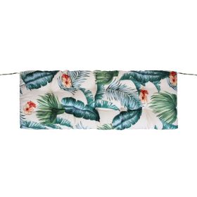 Bench Seat Cushion For Indoor Outdoor Furniture Non Slip Long Chair Cushion with Ties Strap Waterproof Swing Cushion 51.18x19.68IN For Garden Patio Ba (type: Waterproof_8_Hawaii)