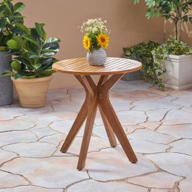 STAMFORD 27.5 (Color: Teak, Material: Acacia Wood)
