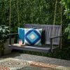 Outdoor  Modern Acacia Wood Porch Swing