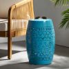 Modern Iron Outdoor Side Table