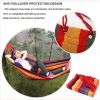 Outdoor Garden Camping Hammock With Tree Straps For Hanging; Durable Hammock Holds Up To 450lbs; Portable Hammock With Travel Bag Perfect For Out
