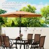 Outdoor dining table and chair package with umbrella ( Amazon Shipping)(Prohibited by WalMart)