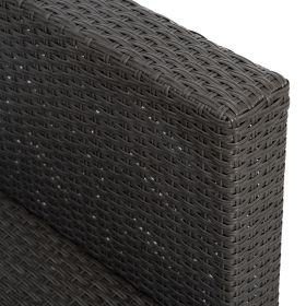 Patio Furniture, Outdoor Furniture, Seasonal PE Wicker Furniture,7 PCS Set Wicker Furniture with Lounger Sofa (Color: as Pic)