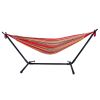 Double Hammock with Stand 450 lb. capacity steel stand, includes premium carry bag and two anti-sway balance beams