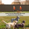 Artpuch Privacy Fence Screen Brown Customized Outdoor Mesh Panels for Backyard, Balcony,Patio,Construction Site with Zip Ties